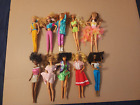 Vintage Matte Barbie Dolls Family & Friends Lot Of 10 S/D