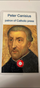 Saint Canisius 3rd Class Relic Card