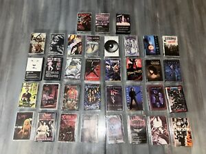 Vintage Rock and Roll Lot of 35 Music Cassette Tapes 80s 90s. Huge Lot!