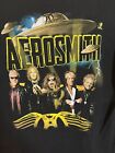 Aerosmith Let Rock Rule 2014 Tour T-Shirt Men's Size MED Black Rock N Roll Music