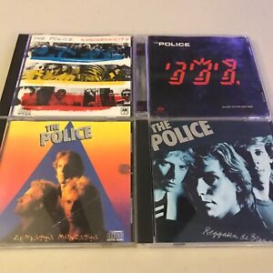 POLICE  -  4 CD LOT - USED CDs