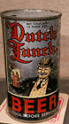New Listing1935 DUTCH LUNCH IRTP FLAT TOP BEER CAN GRACE SANTA ROSA CA OI EMPTY..THE GOOD 1