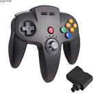 Wireless N64 Controller Rechargeable Gamedpad w/Rumble Pak for Nintendo 64 N64