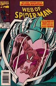 Web of Spider-Man #115 Newsstand Cover (1985-1995) Marvel