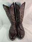NOCONA MEN'S WESTERN LEATHER BROWN BOOTS, USA, SIZE 12 AA IMPERFECT