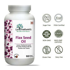 La Natures Omega 3 6 9 Flaxseed Oil 1000 mg for Heart Immune Support- 60 Capsule