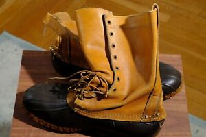 VINTAGE 1980s LL BEAN Duck Boots Men’s Size 11 Brittle Rubber As-Is PLEASE READ
