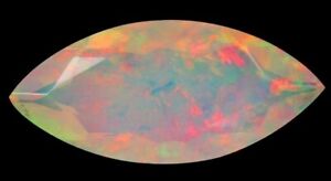 ETHIOPIAN WELO OPAL 10 x 5 MM MARQUISE MULTI FIRE FACETED CALIBRATED ALL NATURAL