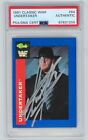UNDERTAKER Signed 1991 Classic Wrestling ROOKIE Card #64 + PSA Auto