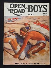 The Open Road for Boys April 1929 Volume 11 Issue 5 See Pictures Combine Shippin