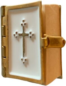 Antique Miniature Holy Bible - Old & New Testaments - Metal Clasp - Complete