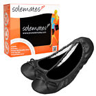Solemates Comfy Office / Travel Ballet Flats for Women w Compact Carrying Tote