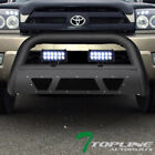 Topline For 03-09 Toyota 4Runner Matte Blk Studded Mesh Bull Guard+36W LED Bars (For: 2006 Toyota 4Runner)