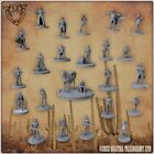 Wild West Cowgirls and Cowboys Miniatures. 28mm tabletop gaming diorama RPG