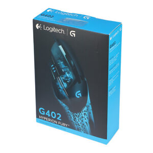 Logitech G402 Hyperion Fury Optical Gaming Mouse w/ wired, USB - Black