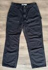 Carhartt double knee carpenter pants black loose original fit B01-BLK 36 x 32