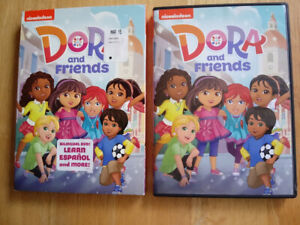 Dora and Friends DVD with Slipcover: Great Condition Scratch Free Disc Bilingual
