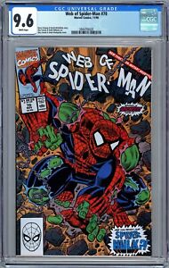 Web of Spider-Man #70. Marvel (Nov, 1990) 1st Appearance of Spider-Hulk. CGC 9.6