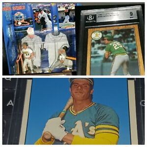 1987 TOPPS TIFFANY MCGWIRE RC BGS 9. '98 SL COMBOS,CANSECO '86 TOPPS RC + BONUS