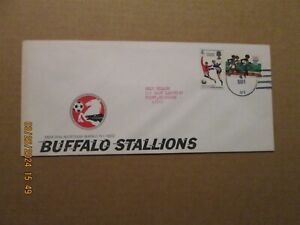 MISL Buffalo Stallions Vintage Dated 1981 Team Logo Soccer Business Envelope