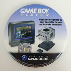 Game Boy Player Nintendo Gamecube Accessory Promotional Pin Pinback  📌  2003