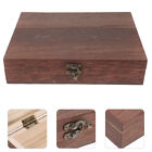 Wooden Storage Box with Hinged Lid and Lock - Crafts Decorative Box-UK