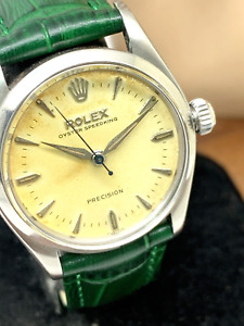 Rolex Oyster Speedking Precision 6420 Men's Watch Swiss Manual Vintage 30mm