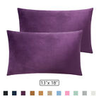 Velvet Toddler Pillow Cases 2 Pack Premium Quality Travel Pillowcases 13