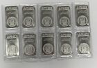 10 APMEX 1 TROY OUNCE .999 FINE SILVER BARS Total