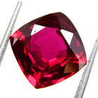 8.20 Ct Natural Mozambique Blood Red Ruby Cushion Cut Certified AAA+ Gemstone
