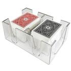 Yuanhe 6 Deck Clear Canasta Playing Card Tray