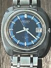 Vintage Seiko Automatic Watch 17 Jewels 7005-7089 Blue-light Blue
