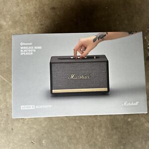 Marshall Acton II Bluetooth Speaker Black Brand New 100% Authentic Free Ship 🚚