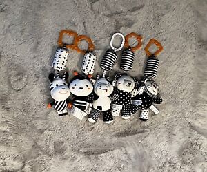 baby toys, 0-6 month, black and white, cow, animals