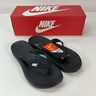 Women’s Nike Solay Thong Sandals Black And White Size 6
