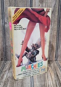 New ListingMUNCHIES  1987 VHS MGM Horror Comedy Cult Classic Gremlins RARE OOP, TESTED