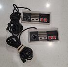 2x Original Authentic OEM Nintendo NES Controller Model NES-004 *READ BELOW*