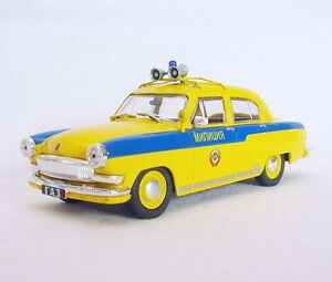DeAgostini 1:43 Russian USSR GAZ VOLGA M21 PKD TRAFFIC POLICE Model Car MOC!