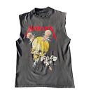 1989 Metallica Damage Inc Pushead Tour Shirt Brockum Tag CHOPPED SLEEVES