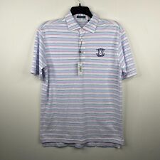 Turtleson Dearborn Country Club Polo Shirt Medium Multicolor Stripe Golf Men's