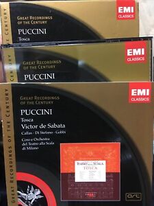G. PUCCINI - Tosca - 2 CD - Original Recording Remastered -