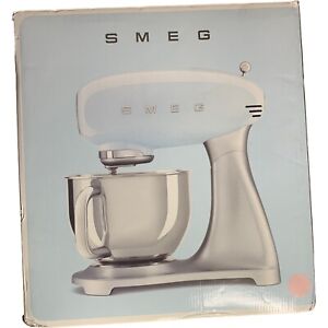 Smeg 50's Retro Style Aesthetic Pink Stand Mixer. Brand New with Open Box *PINK*