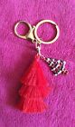 Christmas Tree Keychain - New - Gold Color Best Gift For Holiday.