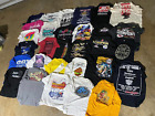 Lot of 48 T-Shirts, Many Vintage - Concert, Brand, Sports, Radio & many more