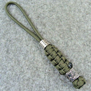 New ListingHandmade 550 Paracord Knife Lanyard With Steel Beads / Keychains Pendant