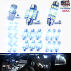 6500K LED Interior Lights Bulbs Kit Car Trunk Dome License Plate Lamps 20pcs NEW (For: 2002 Chevrolet Tahoe)