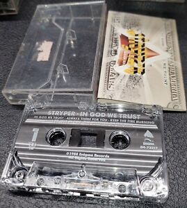 Stryper - In God We Trust Cassette Enigma Records mint Vintage 1988