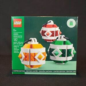 LEGO 40604 Christmas Decor Set Ornaments SEALED Limited Edition