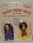 Monkees MICKY & MIKE Finger Dolls Remco 1970 Vintage 60s Sealed Card MOC