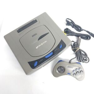 Sega Saturn Gray Console Japanese System Bundle with controller tested 0421VG